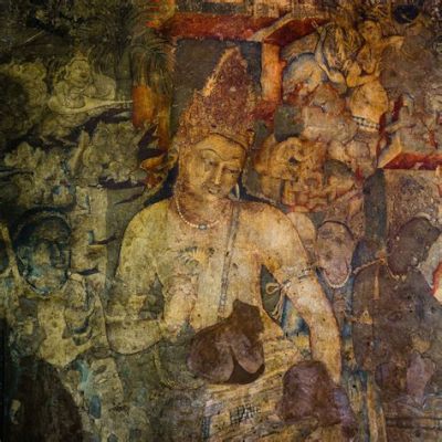  Ajanta Mağaraları'ndaki Padmapani Bodhisattva Heykeli: Uyumlu Görseller ve Ruhsal Derinlik